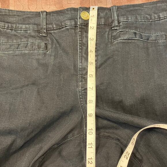 INC International Concepts Wide Leg Slim Tech Fit Womens‎ 14W Black Jeans New - Picture 14 of 15
